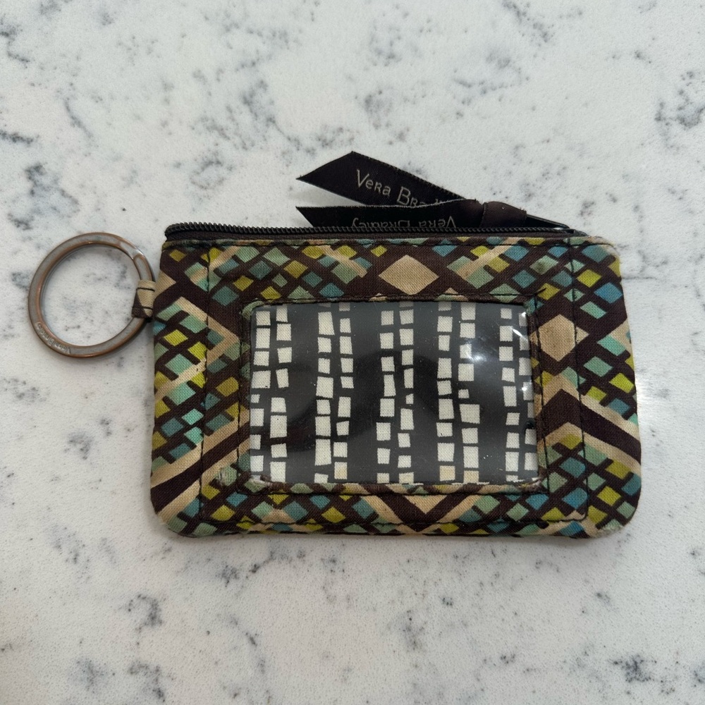 Vera Bradley Multicolor Keychain Wallet